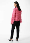 Y.A.S Ria Fringed Long Sleeve Top, Sangria Sunset