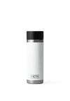 YETI Rambler 18oz Bottle with Hotshot Cap, White