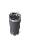 YETI Rambler 20oz Tumbler with Magslider Lid, Charcoal