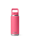 YETI Rambler 26oz Bottle with Colour Matched Straw Cap, Tropical Pink