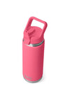 YETI Rambler 26oz Bottle with Colour Matched Straw Cap, Tropical Pink