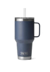 YETI Rambler 35oz Mug with Straw Lid, Navy