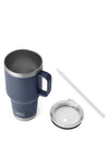 YETI Rambler 35oz Mug with Straw Lid, Navy