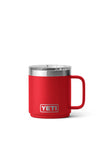 YETI Rambler 10oz Stackable Mug with Magslider Lid, Rescue Red