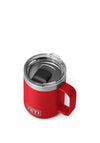 YETI Rambler 10oz Stackable Mug with Magslider Lid, Rescue Red