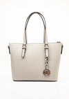 Zen Collection Structured Tote Bag, Grey