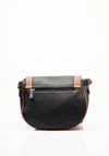 Zen Collection Flapover Crossbody Bag, Black