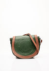 Zen Collection Flapover Crossbody Bag, Green