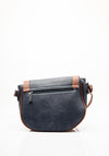 Zen Collection Flapover Crossbody Bag, Navy