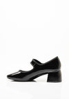 Zen Collection Buckled Block Heels, Black