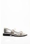 Zen Collection Buckle Pointed Toe Pumps, Silver