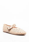 Zen Collection Studded Pumps, Beige