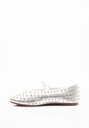 Zen Collection Studded Pumps, Silver