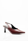 Zen Collection Pointed Toe Heels, Wine