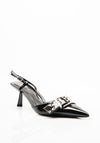 Zen Collection Buckle Detail Heels, Black