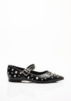 Zen Collection Studded Pointed Toe Pumps, Black