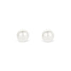 Absolute Pearl Stud Earrings, Silver