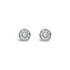 Absolute Birth Stone Stud Earrings, April