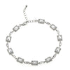 Absolute Diamante Row Bracelet, Silver