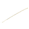 Absolute Noodle Diamante Row Bracelet, Gold