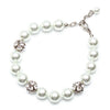 Absolute Pearl with CZ Stone Bracelet, Silver