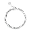 Absolute Jewellery Small Crystal Tennis Bracelet, Silver