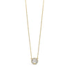 Absolute Gold Diamante Cluster Circle Necklace, JP247GL
