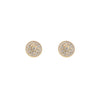 Absolute Diamante Wheel Earrings, Gold