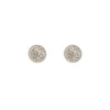 Absolute Diamante Wheel Earrings, Silver