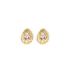 Absolute Tear Drop Clip On Earrings, Gold