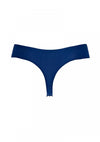 After Eden Unlimited Two Pack One Size Thong, Navy
