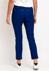 Natalia Collection High Waist Slim Leg Trouser, Midnight Cobalt