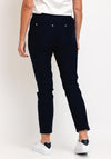 Natalia Collection High Waist Slim Leg Trouser, Navy