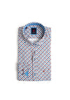 Andre Milan Long Sleeve Shirt, Copper Multi