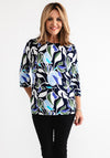 Anonymous Floral Printed Sweater, Navy