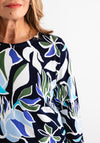 Anonymous Floral Printed Sweater, Navy