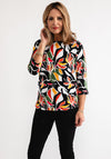 Anonymous Floral Printed Sweater, Black