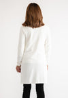 Anonymous Open Front Embellished Cardigan, Ivory