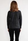 Anonymous Lurex Roll Neck Sweater, Black