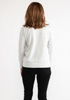 Anonymous Lurex Roll Neck Sweater, Ivory