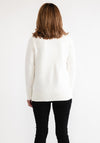 Anonymous Textured Knit Roll Neck Jumper, Ivory