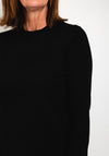 Natalia Collection Round Neck Sweater, Black