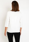 Natalia Collection Star Embellished Sweater, Ivory