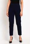 Natalia Collection Slim Leg Comfort Trouser, Navy