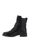 Ara Leather Zip Front Boots, Black