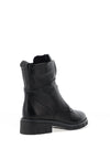 Ara Leather Zip Front Boots, Black