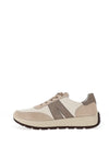 Ara Zip Detail Platform Trainers, Neutral