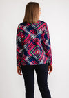 Avalon Navy Abstract Diamond Print Jacket and Top Twinset, Navy Multi