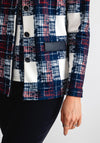 Avalon Check Top and Jacket, Navy