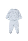 Babidu Baby Boy Balloon Print Two Piece Set, Blue